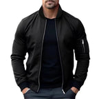 Jaqueta Masculina Casual Básico Com Zíper -Promoção de Inverno 2025