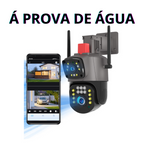 Câmera Dupla 5g Wi-Fi Full HD 1080p a Prova d'Agua + Cartão de Memória 32gb